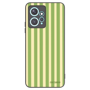 Picasee silikonski črni ovitek za Xiaomi Redmi Note 12 4G - Lines Matcha