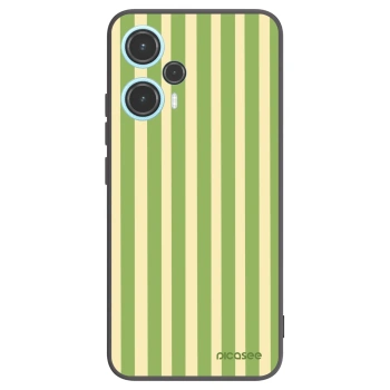Picasee silikonski črni ovitek za Xiaomi Poco F5 - Lines Matcha