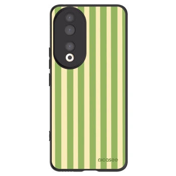 Picasee silikonski črni ovitek za Honor 90 5G - Lines Matcha
