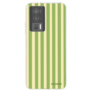 Picasee silikonski prozorni ovitek za Xiaomi Poco F5 Pro 5G - Lines Matcha