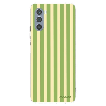 Picasee silikonski prozorni ovitek za Motorola Moto G62 - Lines Matcha