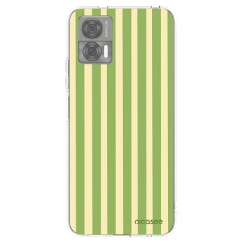 Picasee silikonski prozorni ovitek za Motorola Edge 30 Neo - Lines Matcha