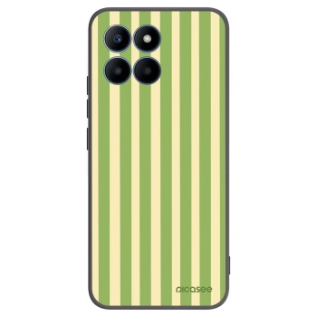 Picasee silikonski črni ovitek za Honor 70 Lite - Lines Matcha