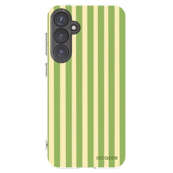 Picasee silikonski prozorni ovitek za Samsung Galaxy S23 FE S711B - Lines Matcha