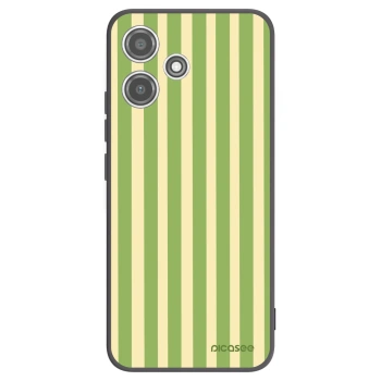 Picasee silikonski črni ovitek za Xiaomi Redmi 12 5G - Lines Matcha