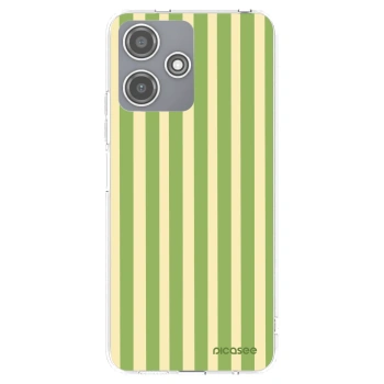 Picasee silikonski prozorni ovitek za Xiaomi Redmi 12 5G - Lines Matcha