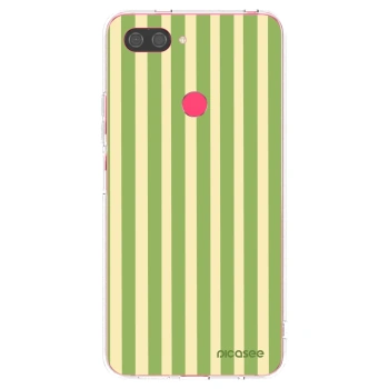 Picasee silikonski prozorni ovitek za Xiaomi Mi 8 Lite - Lines Matcha