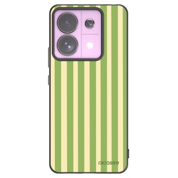 Picasee silikonski črni ovitek za Xiaomi Redmi Note 13 Pro 5G - Lines Matcha