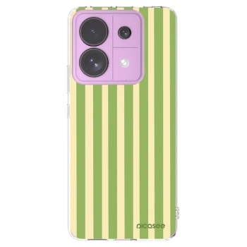 Picasee silikonski prozorni ovitek za Xiaomi Redmi Note 13 Pro 5G - Lines Matcha