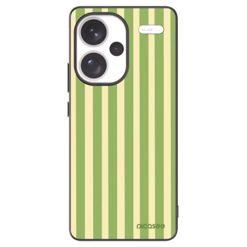 Picasee silikonski črni ovitek za Xiaomi Redmi Note 13 Pro+ 5G - Lines Matcha