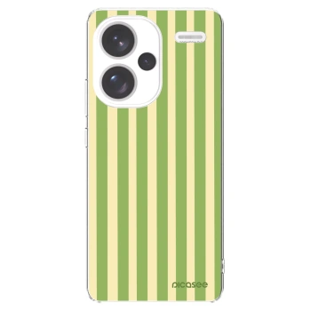 Picasee silikonski prozorni ovitek za Xiaomi Redmi Note 13 Pro+ 5G - Lines Matcha