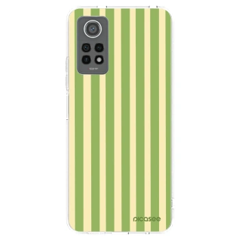 Picasee silikonski prozorni ovitek za Xiaomi Redmi Note 12 Pro 4G - Lines Matcha