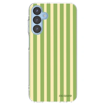 Picasee silikonski prozorni ovitek za Samsung Galaxy A15 A156B 5G - Lines Matcha