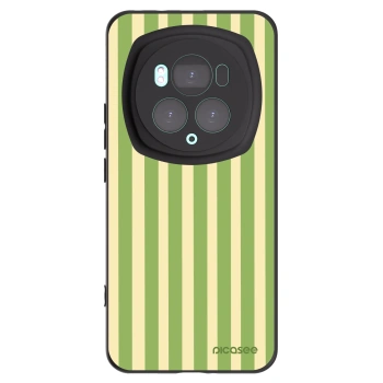 Picasee silikonski črni ovitek za Honor Magic6 Pro - Lines Matcha