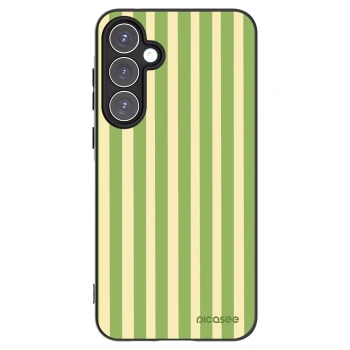 Picasee silikonski črni ovitek za Samsung Galaxy A55 5G A556B - Lines Matcha