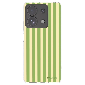 Picasee silikonski prozorni ovitek za Xiaomi Redmi Note 13 Pro 4G - Lines Matcha