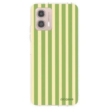 Picasee silikonski prozorni ovitek za Motorola Moto G53 5G - Lines Matcha