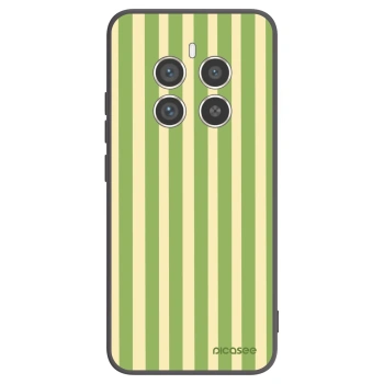 Picasee silikonski črni ovitek za Realme 12 Pro 5G - Lines Matcha