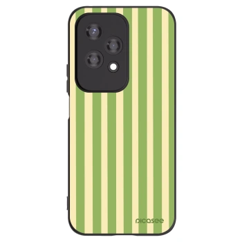 Picasee silikonski črni ovitek za Honor 200 Lite - Lines Matcha