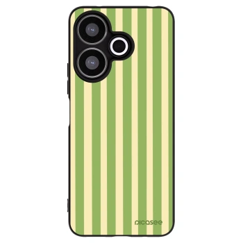 Picasee silikonski črni ovitek za Xiaomi Redmi 13 4G - Lines Matcha