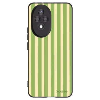 Picasee silikonski črni ovitek za Honor 200 Pro 5G - Lines Matcha