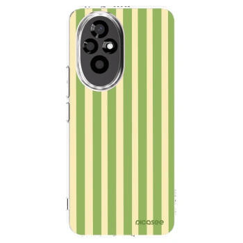 Picasee silikonski prozorni ovitek za Honor 200 Pro 5G - Lines Matcha