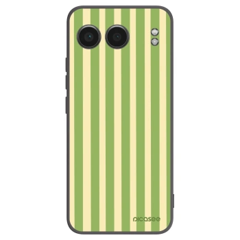 Picasee silikonski črni ovitek za OnePlus Nord 4 - Lines Matcha