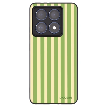 Picasee silikonski črni ovitek za Xiaomi 14T Pro - Lines Matcha