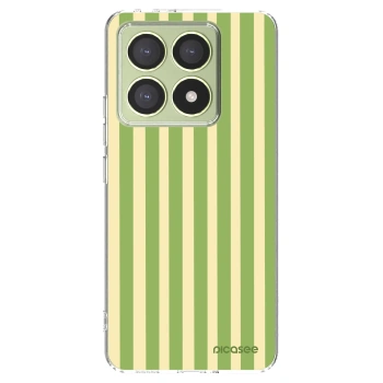 Picasee silikonski prozorni ovitek za Xiaomi 14T - Lines Matcha