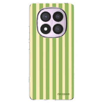 Picasee silikonski prozorni ovitek za Xiaomi Redmi Note 14 Pro 5G - Lines Matcha