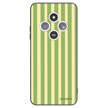 Picasee silikonski črni ovitek za Xiaomi Redmi 14C - Lines Matcha