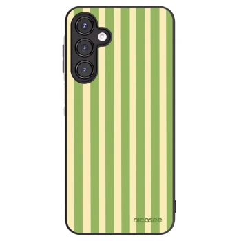 Picasee silikonski črni ovitek za Samsung Galaxy A16 5G - Lines Matcha