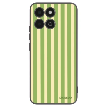 Picasee silikonski črni ovitek za Honor 200 Smart 5G - Lines Matcha