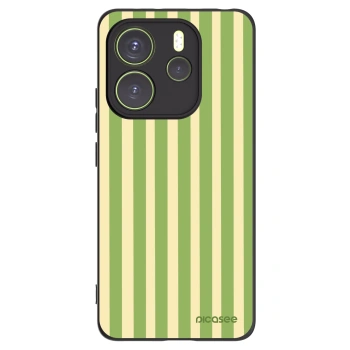Picasee silikonski črni ovitek za Xiaomi Redmi Note 14 4G - Lines Matcha