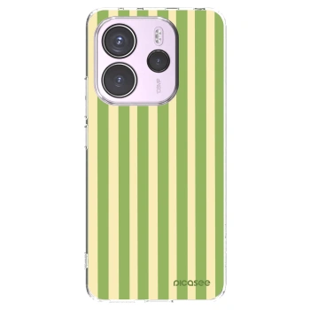 Picasee silikonski prozorni ovitek za Xiaomi Redmi Note 14 4G - Lines Matcha