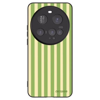 Picasee silikonski črni ovitek za Xiaomi 15 Ultra - Lines Matcha