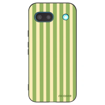 Picasee silikonski črni ovitek za Google Pixel 8 - Lines Matcha