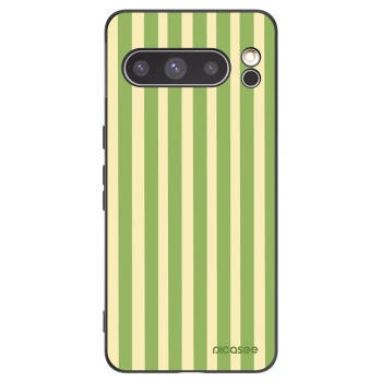 Picasee silikonski črni ovitek za Google Pixel 8 Pro - Lines Matcha