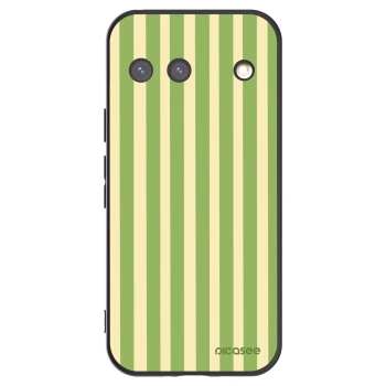 Picasee silikonski črni ovitek za Google Pixel 9 - Lines Matcha