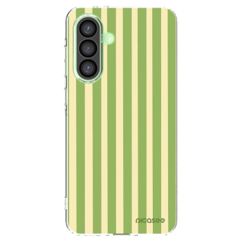 Picasee silikonski prozorni ovitek za Samsung Galaxy A26 5G A266B - Lines Matcha