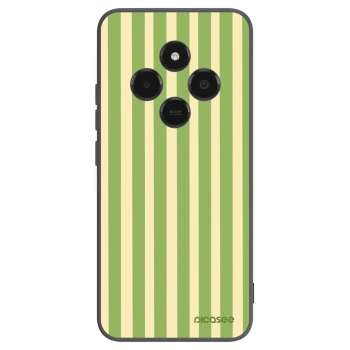 Picasee silikonski črni ovitek za Xiaomi Poco C75 - Lines Matcha