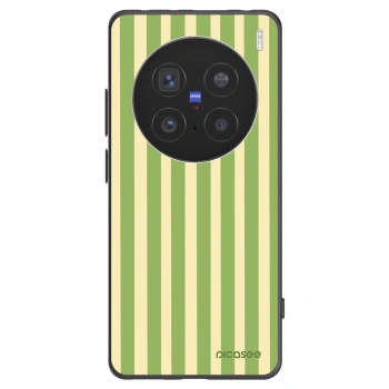 Picasee silikonski črni ovitek za Vivo X200 Pro - Lines Matcha