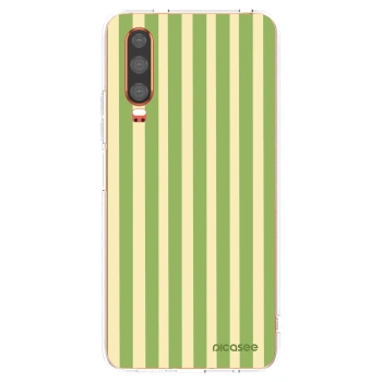 Picasee silikonski prozorni ovitek za Huawei P30 - Lines Matcha