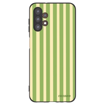 Picasee silikonski črni ovitek za Samsung Galaxy A13 5G - Lines Matcha