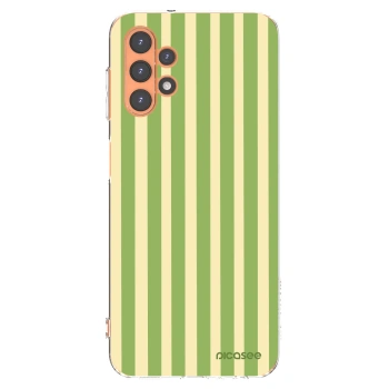 Picasee silikonski prozorni ovitek za Samsung Galaxy A13 5G - Lines Matcha