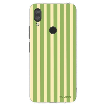 Picasee silikonski prozorni ovitek za Xiaomi Redmi 7 - Lines Matcha