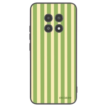 Picasee silikonski črni ovitek za Realme 12X - Lines Matcha