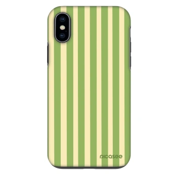 Ovitek za Apple iPhone X/XS - Lines Matcha