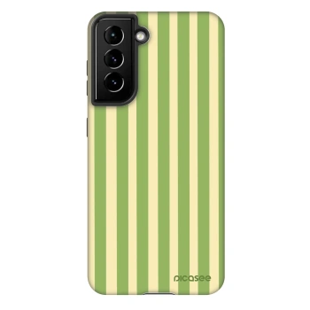 Ovitek za Samsung Galaxy S21 5G G991B - Lines Matcha