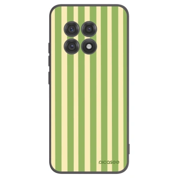 Picasee silikonski črni ovitek za OnePlus 13R 5G - Lines Matcha